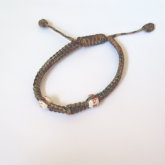 Handcrafted Multicolor Braided Bracelet - Picture 1 of 4
